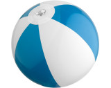 Bicoloured mini beach ball with 21.5 cm segments.